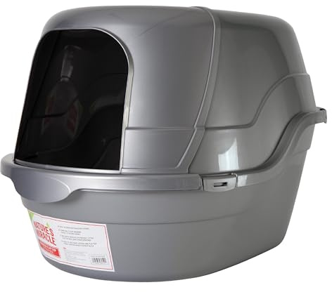 Nature's Miracle Hooded Flip Top Cat Litter Box with Charcoal Filter