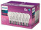 Philips LED B22 Frosted 6 Pack Light Bulbs - 13 W (100 W) [Warm White] EyeComfort Non Dimmable for Indoor Home Lighting