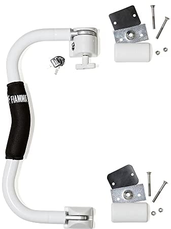 Fiamma Security Handle 46S White Motorhome Caravan Campervan Lock Handle