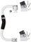 Fiamma Security Handle 46S White Motorhome Caravan Campervan Lock Handle