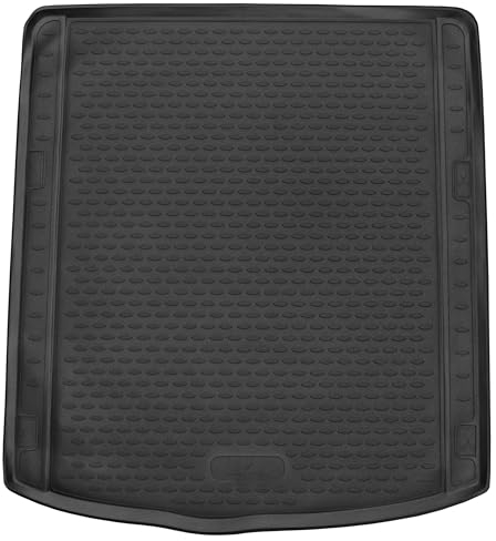 WALSER XTR Kofferraumwanne für Audi A6 (C7) Limousine 2010-2018, 100% passgenaue Antirutschmatte Auto, Gummimatte Auto, Kofferraum Schutzmatte, Anti Rutsch Matte Gummi, Auto Gummimatten