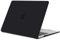 TECOOL Cover per MacBook Air M1 (A2337) e MacBook Air 13 Pollici Retina 2020 2019 2018 (A2179 A1932), Custodia Rigida Protettiva Sottile in Plastica Superficie Opaca, Nero