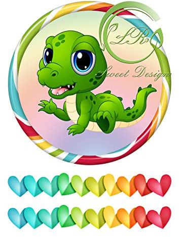 Süsse Drachen Tortenaufleger,Geburtstag,Tortendeko Ca. 20Ø