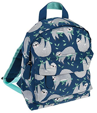 Mini Backpack for Children - Choice of Design, Sydney the Sloth, Small, Cute, Practical