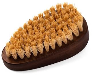 Eco Bath London Natural Sisal Walnut Wood Nail Brush - Luxurious Nail Cleaning Brush with Durable Walnut Wood and Natural Sisal