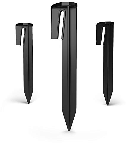 kanoo® Erdnägel für Mähroboter Begrenzungskabel – Erdhaken für sicheres Fixieren von Begrenzungsdraht im Garten – stabile Erdspieße aus Kunststoff für schnelle Montage im Boden (200)