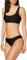 URBAN CLASSICS Bikini da Donna Mare, Brassière e Slip a Vita Bassa, Costume da Bagno Donna a Due Pezzi, Colore Nero e Taglie XS - XXL