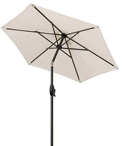 Doppler Sonnenschirm 'Basic Lift Neo', Ø 180 cm natur
