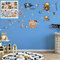 XXL Wandtattoo Pirat skull Skelett Set verschiedene Motive| Kinderzimmer Aufkleber bunt Wanddeko