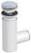PREVEX Easyclean Siphon mit verchromtem Pop-Up für Waschbecken | aus recyceltem Kunststoff