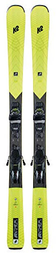 K2 Anthem 82 Erc 11 TCX Light Quikclik Black - Yellow Set Womens Skis 160cm Multicolour