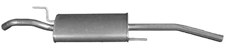 IZAWIT 23.031 Endschalldämpfer Hinten Kompatibel mit VW PASSAT Variant 3A5, 35I 357253609G
