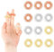 12 Stücke Massageringe für Finger, Akupressur Ringe Set Akupressurring Massageringe für finger Handgelenk, Finger Massage Ring für Jugendliche Erwachsene Angst Stressabbau Entspannung