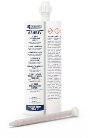 MG Chemicals 834BLV-450ML Époxy ignifuge, 2 parties, double cartouche de 579 g