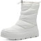 Tamaris Damen Warmfutter Stiefel Vegan; WHITE, EU 41