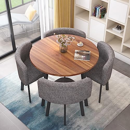 Büro-Empfangsraum-Club-Tisch, Business-Konferenzraum-Couchtisch, platzsparender Kleiner Besprechungsraum-Tisch, Büro-Empfangs-Rundtisch, Freizeitbereich, Heim-Balkon, runder Tisch, geeignet für Loun