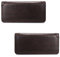 XANHOY Portefeuille long en cuir véritable pour homme - Porte-cartes à deux volets, Comme sur les photos
