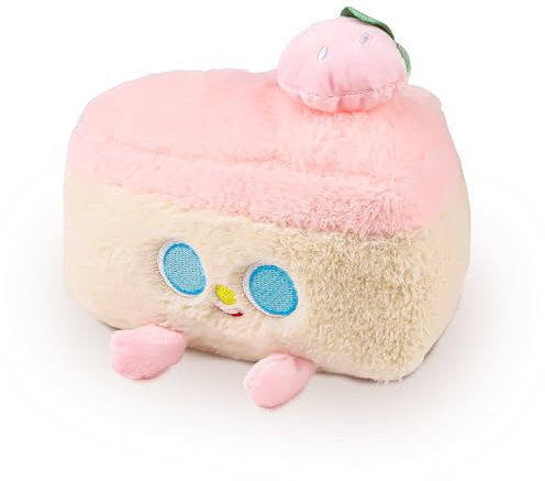 ANBOOR Kuchen gefüllte Spielzeuge, niedliche Lebensmittel-Plüschspielzeuge für Kinder, lustige Plüschkissen, weiche Brot-Plüschtiere als Geschenke für Jungen, Mädchen, Freundin