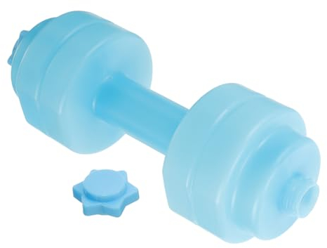 Gogogmee Dumbbell Shape Water Bottle Men Fitness Water Bottle Portable Dumbbell Drinking Kettle for Outdoor