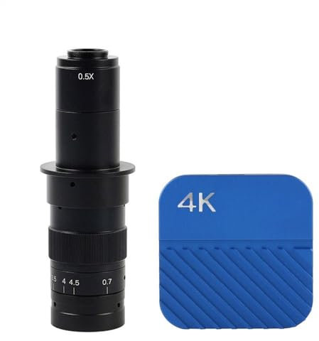 Kit di accessori per microscopio 4K 3840 * 2160 8MP 60FPS IMX334 UHD HDMI Videocamera per microscopio video digitale con obiettivo 180X per vetrini per microscopio di riparazione PCB industriale