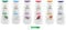 6 confezioni di test Dove Advanced Care Docciaschiuma – Gel doccia, pelle morbida con effetto crema 225 ml + portachiavi Beni Culinari