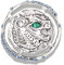 QQYDZSW Brosche Anstecknadel Corsage Art Deco Brosche Vintage Löwe Brosche Anstecker Breite 43mm * Höhe 43mm(B)