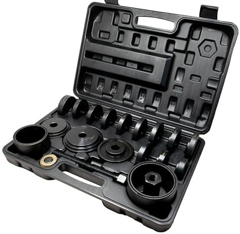 Autojack 23 Piece FWD Front Wheel Drive Bearing Removal Tool, Wheel Bearings Press Kit Adapters Installer