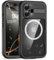 WIFORT for iPhone 16 Plus Waterproof Case, Compatible with Magsafe, Shockproof Dustproof Cover with Built-in Screen/Camera Protector, 360 Full Body Protective Front and Back Cases 6.7-Black