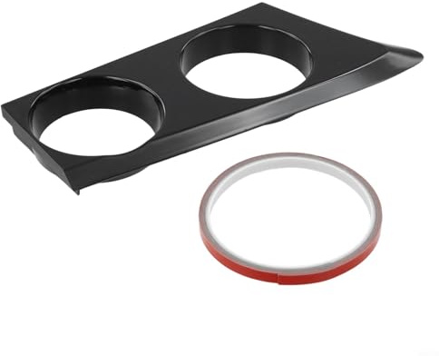 Honseadek Auto Getränkehalter für 1er E87 E81 E82 E88, Dual Getränkehalter Zubehör in Schwarz ABS Kunststoff, passend für 116 116i 118 118i 118d 120 120i Modelle, installieren mit
