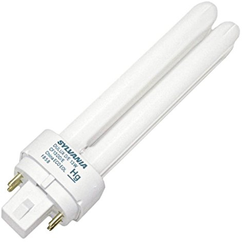 Sylvania 20667 Compact Fluorescent 4 Pin Double Tube 4100K, 13-watt, White