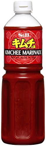 S&B - Salsa Kimchi, Base de Pimientos, Aderezo Kimchi, Japonés - 1134 g | A base de pimientos fermentados. Sabor umami picante. Apto para arroces, fideos, carnes y platos coreanos