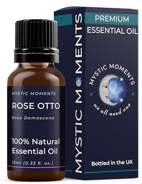 Mystic Moments | Olio essenziale rosa Otto 10 ml - olio naturale per diffusori, aromaterapia e massaggio miscele senza OGM vegano