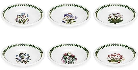 Portmeirion Botanic Garden 7 Bowl Set of Six (Set of Six Bowls)