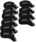 Pro-Tekt Neoprene 10 Piece Velcro Golf Club Iron Headcover Set – Left Handed, Black/Silver, 1214-LH