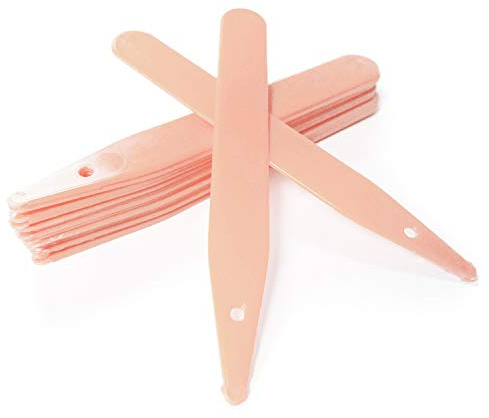 Elixir Gardens L4 Plastic Re-Usable Plant & Flower Labels | Pen & Pencil Compatible | from 50-10000 | 4 / 10cm Pink Stick in Label x 500