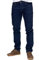 Reslad Jeans-Herren Slim Fit Basic Style Stretch-Denim Jeans-Hose RS-2063 Dunkelblau W34 / L34