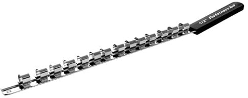 PERFORMANCE TOOL W32000 1/2 Dr. Socket Rail, 1 Pack