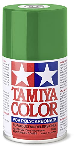 TAMIYA 86025 PS-25 Hellgrün Polycarbonat 100ml - Sprühfarbe für Plastikmodellbau, Modellbau und Bastelzubehör, Sprühfarben für den Modellbau