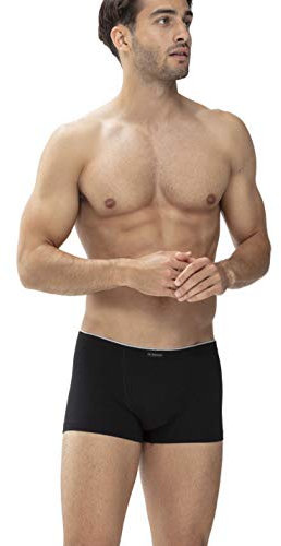 Mey Basics 46021 Dry Cotton Boxer pour Homme avec Ceinture tissée intérieure et climatisation, Noir, L