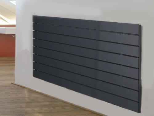 Ximax 12 Mars Vertical Single Panel Designer Radiator 1200 H X 595 W in Anthracite, 1200 x 595mm