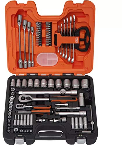 BAHCO 92x Chiavi a Tubo 1/4 e 1/2 S910 Bussole Combinate Chiave a Cricchetto