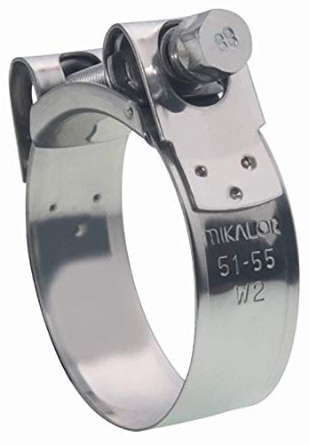 Mikalor W2 59-63 Supra Stainless Steel Pipe Clamp Hose Clamp