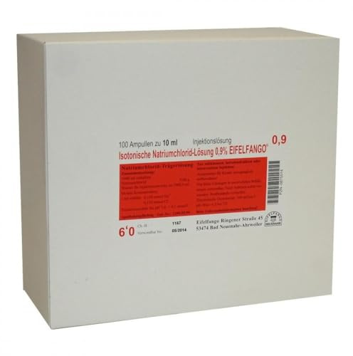 ISOTONISCHE NaCl Lösung 0,9% Eifelfango Inj.-Lsg. 100X10 ml