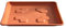 Blim Soucoupe carrée pour pot de fleurs Marron foncé 30 x 30 cm
