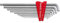 Format Winkelschraubendreher- Satz Innensechskant 100Grad 1,5-10x mm