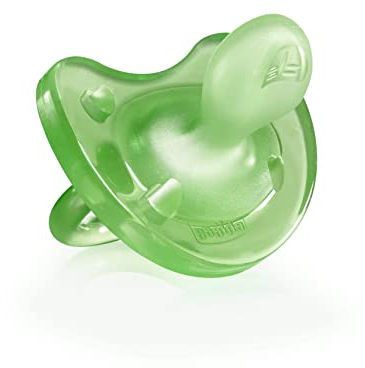 Chicco PhysioForma Ciuccio in Silicone 16 - 36 Mesi/Bimbo, 2 Pezzi, Set di Gommotti Morbidi e Delicati, Vecchia Versione, Blu