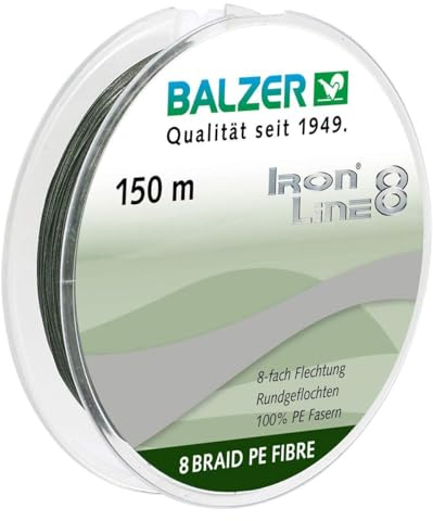 Balzer Iron Line 8 150 m Spule grün 0,21 mm/15,4 kg