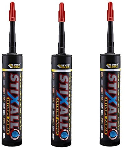 Everbuild Stixall Extreme Power - 300ml - White - 3 Pack