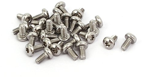sourcing map 30pcs M2x4mm 304 Edelstahl Knopf Kopf Torx Einfaßung Schrauben Verschluss DE de