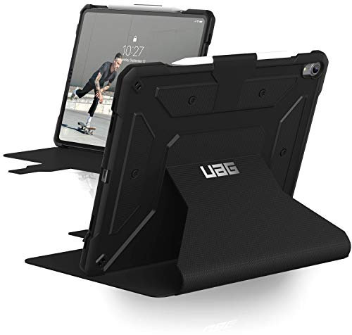 Urban Armor Gear Metropolis für Apple iPad Pro 12.9 (2018) Hülle nach US-Militärstandard - [Wake/Sleep, Stylus-Halter, Standfunktion] - schwarz